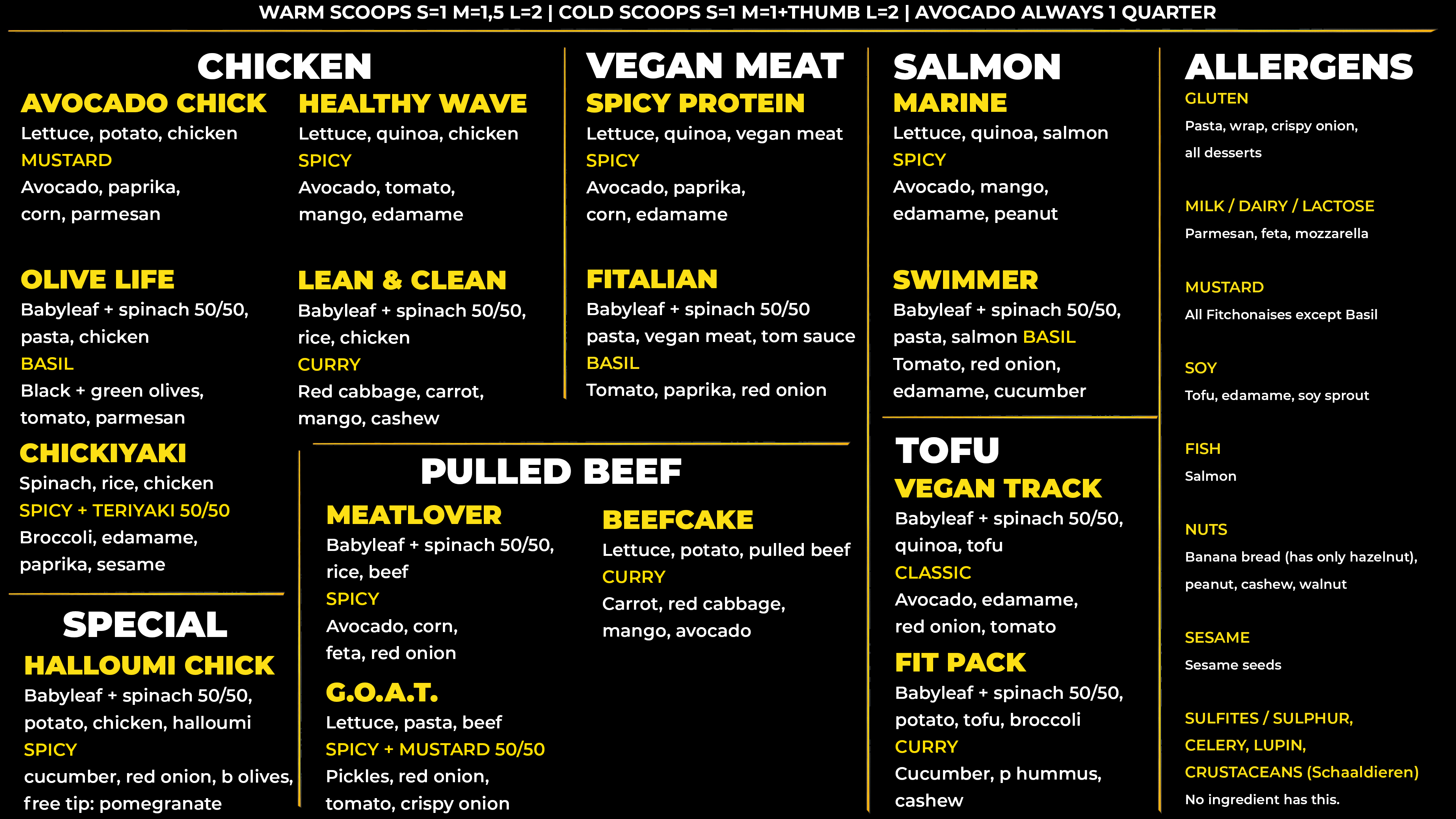 Counter Menu