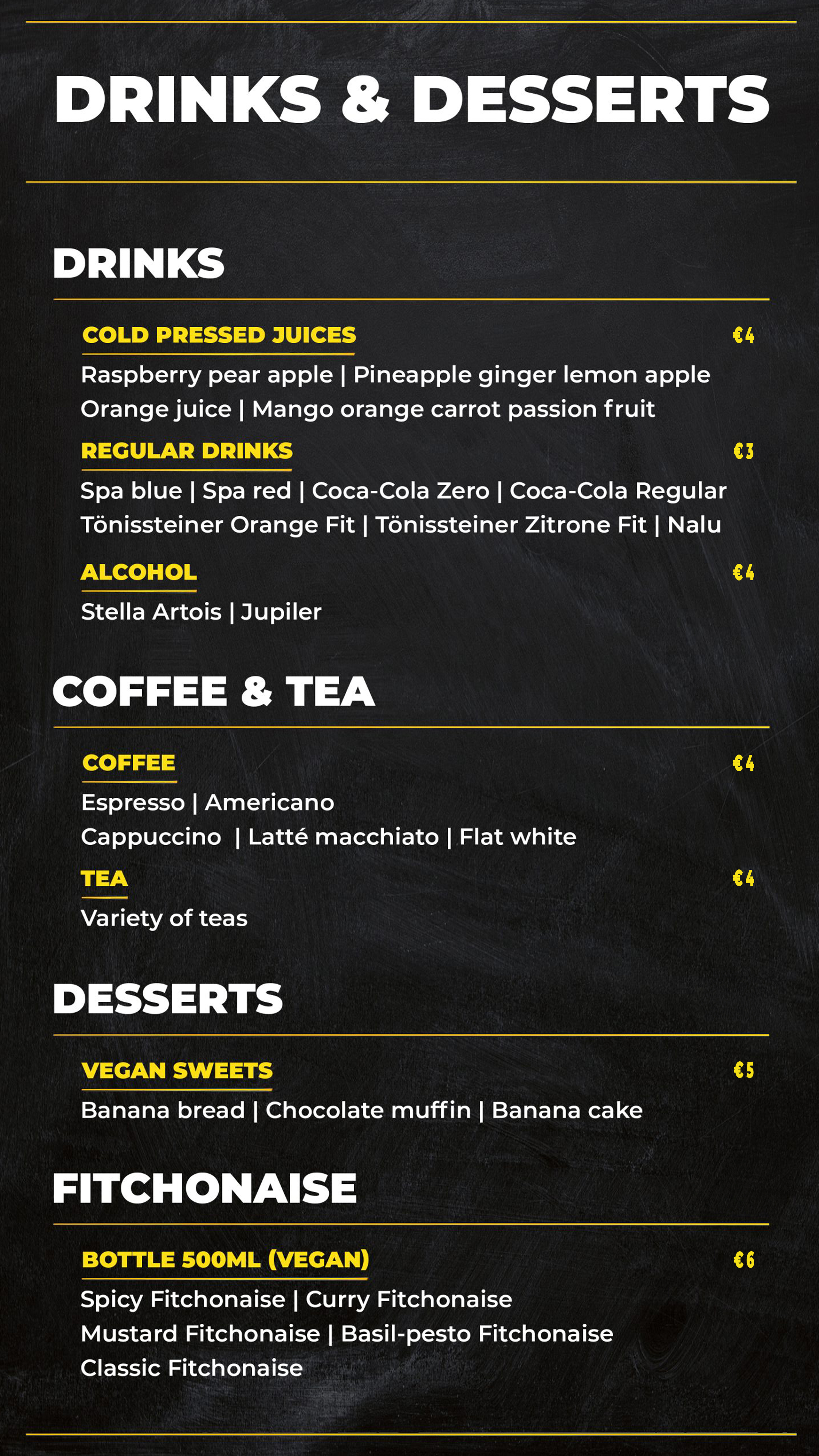 Drinks Screen